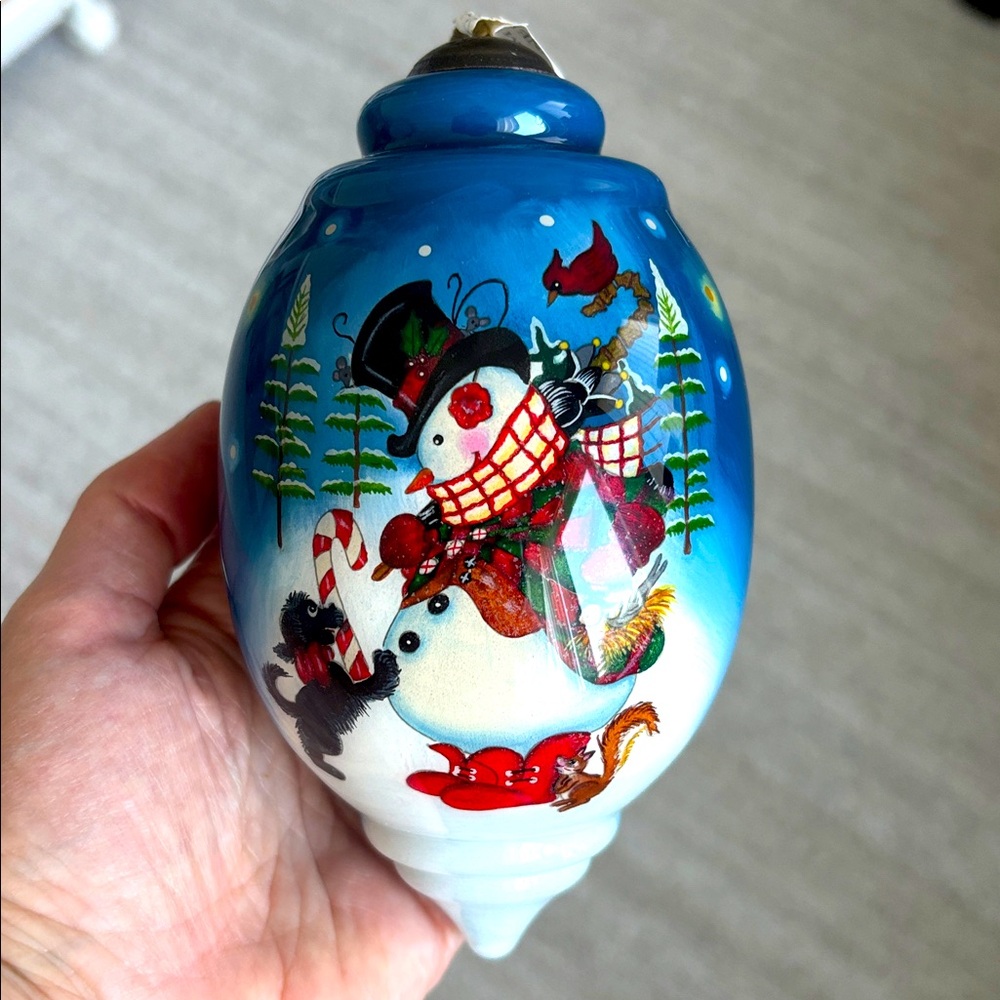 NE’QWA ART Christmas ornament snowman ‘There’s Snow One Like You Joseph Holadook